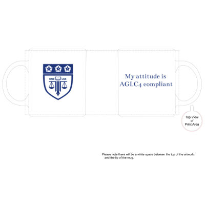 Ceramic Mug 'My attitude is AGLC4 compliant'  Thumbnail