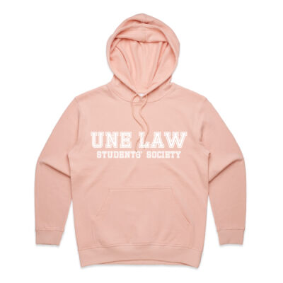 College Print Hoodie - White Script Thumbnail
